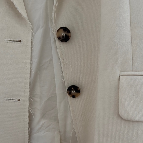 Frame Denim Off-White Blazer - Picture 3 of 5